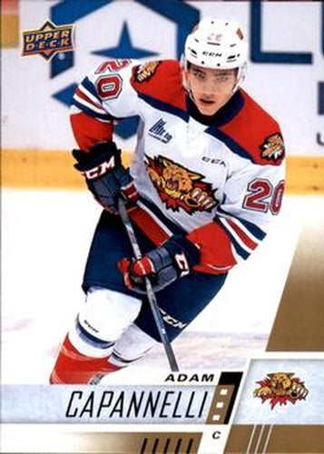 #273 Adam Capannelli - Moncton Wildcats - 2017-18 Upper Deck CHL Hockey