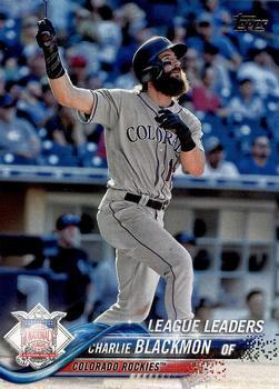 #273 Charlie Blackmon - Colorado Rockies - 2018 Topps Baseball