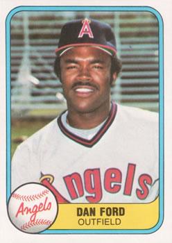 #273 Dan Ford - California Angels - 1981 Fleer Baseball
