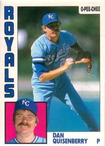 #273 Dan Quisenberry - Kansas City Royals - 1984 O-Pee-Chee Baseball