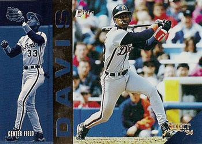 #273 Eric Davis - Detroit Tigers - 1994 Select Baseball
