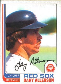 #273 Gary Allenson - Boston Red Sox - 1982 O-Pee-Chee Baseball