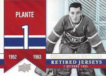 #273 Jacques Plante - Montreal Canadiens - 2008-09 Upper Deck Montreal Canadiens Centennial Hockey