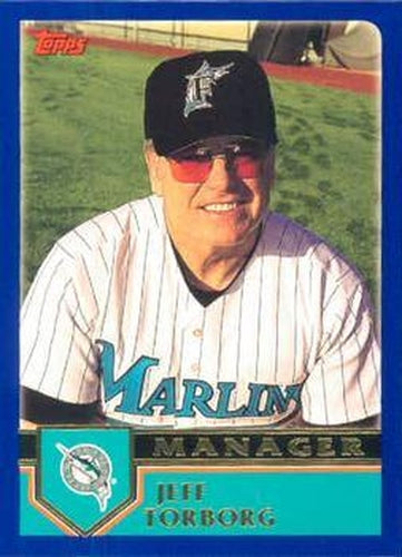 #273 Jeff Torborg - Florida Marlins - 2003 Topps Baseball