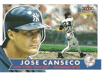 #273 Jose Canseco - New York Yankees - 2001 Fleer Tradition Baseball