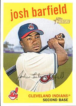 #273 Josh Barfield - Cleveland Indians - 2008 Topps Heritage Baseball