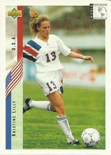#273 Kristine Lilly - USA - 1994 Upper Deck World Cup Contenders English/Spanish Soccer