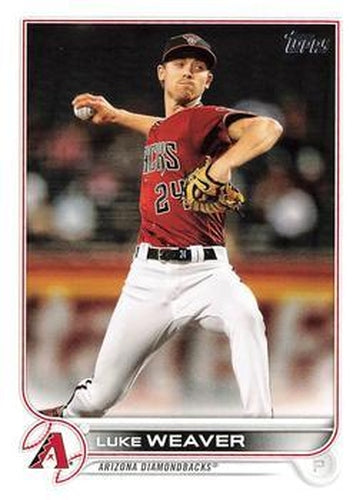 #273 Luke Weaver - Arizona Diamondbacks - 2022 Topps Baseball