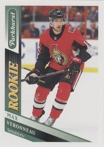 #273 Max Veronneau - Ottawa Senators - 2019-20 Parkhurst Hockey