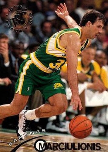 #273 Sarunas Marciulionis - Seattle SuperSonics - 1994-95 Stadium Club Basketball
