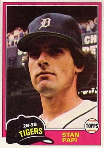 #273 Stan Papi - Detroit Tigers - 1981 Topps Baseball