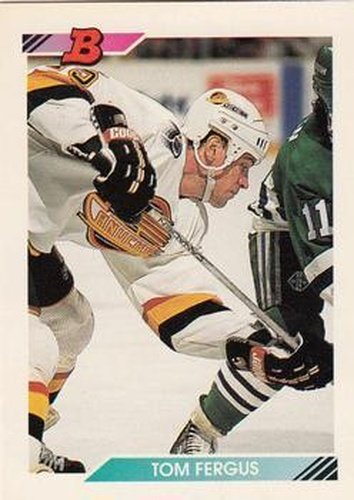 #273 Tom Fergus - Vancouver Canucks - 1992-93 Bowman Hockey