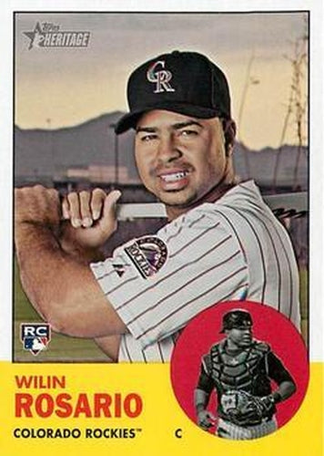 #273 Wilin Rosario - Colorado Rockies - 2012 Topps Heritage Baseball