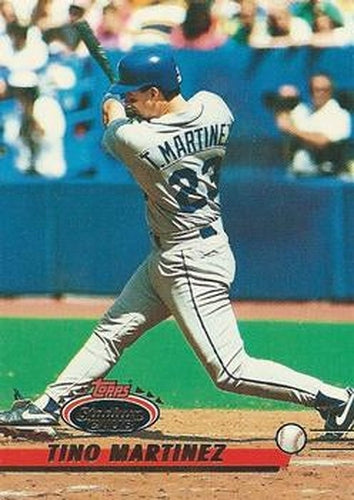 #273 Tino Martinez - Seattle Mariners - 1993 Stadium Club Baseball