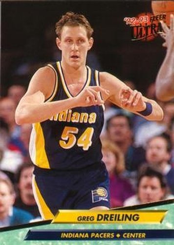 #273 Greg Dreiling - Indiana Pacers - 1992-93 Ultra Basketball