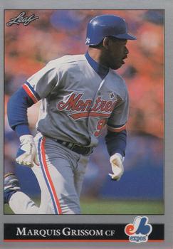 #273 Marquis Grissom - Montreal Expos - 1992 Leaf Baseball
