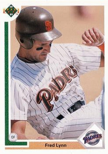 #273 Fred Lynn - San Diego Padres - 1991 Upper Deck Baseball