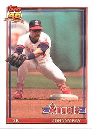 #273 Johnny Ray - California Angels - 1991 O-Pee-Chee Baseball