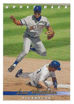 #273 Lou Whitaker - Detroit Tigers - 1993 Upper Deck Baseball