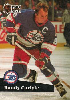 #273 Randy Carlyle - 1991-92 Pro Set Hockey