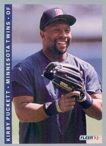 #273 Kirby Puckett - Minnesota Twins - 1993 Fleer Baseball