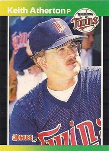 #273 Keith Atherton - Minnesota Twins - 1989 Donruss Baseball
