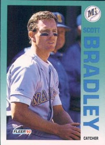 #273 Scott Bradley - Seattle Mariners - 1992 Fleer Baseball