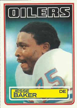 #273 Jesse Baker - Houston Oilers - 1983 Topps Football