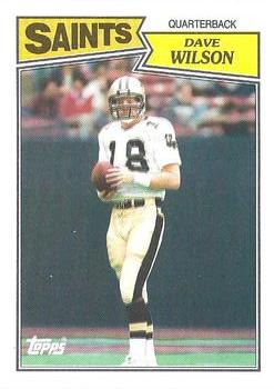 #273 Dave Wilson - New Orleans Saints - 1987 Topps Football