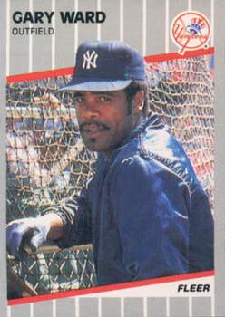 #273 Gary Ward - New York Yankees - 1989 Fleer Baseball
