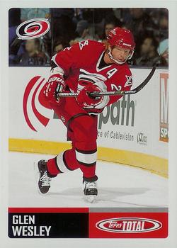 #273 Glen Wesley - Carolina Hurricanes - 2002-03 Topps Total Hockey