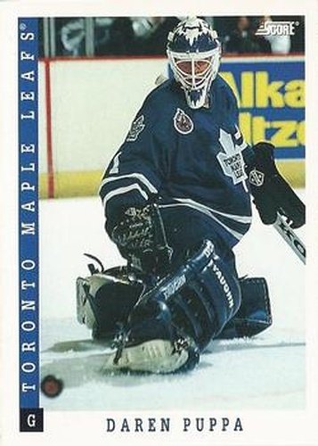 #273 Daren Puppa - Toronto Maple Leafs - 1993-94 Score Canadian Hockey