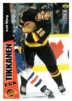 #273 Esa Tikkanen - Vancouver Canucks - 1996-97 Collector's Choice Hockey