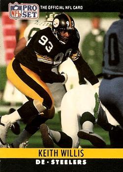 #273 Keith Willis - Pittsburgh Steelers - 1990 Pro Set Football