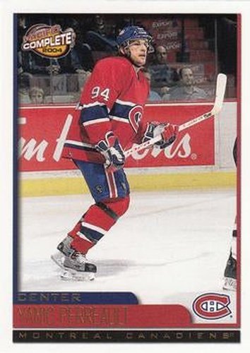 #273 Yanic Perreault - Montreal Canadiens - 2003-04 Pacific Complete Hockey