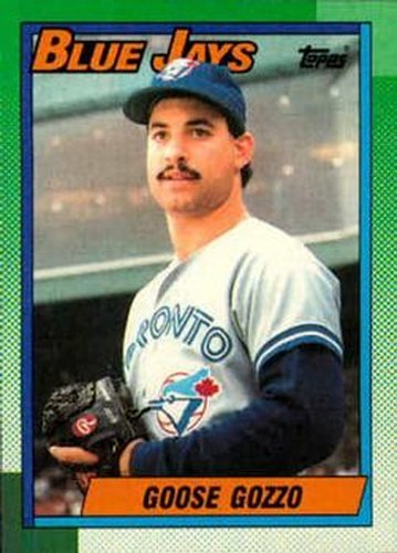 #274 Goose Gozzo - Toronto Blue Jays - 1990 Topps Baseball