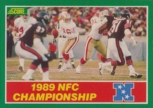 #274 1989 NFC Championship - San Francisco 49ers / Chicago Bears - 1989 Score Football