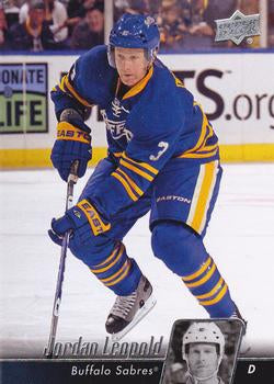 #274 Jordan Leopold - Buffalo Sabres - 2010-11 Upper Deck Hockey