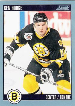 #274 Ken Hodge - Boston Bruins - 1992-93 Score Canadian Hockey