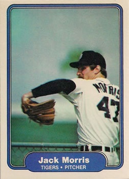 #274 Jack Morris - Detroit Tigers - 1982 Fleer Baseball
