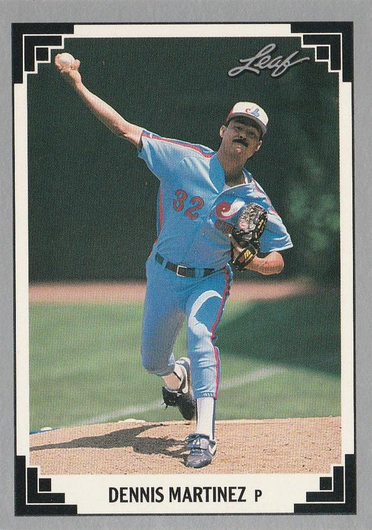 #274 Dennis Martinez - Montreal Expos - 1991 Leaf Baseball