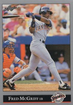 #274 Fred McGriff - San Diego Padres - 1992 Leaf Baseball