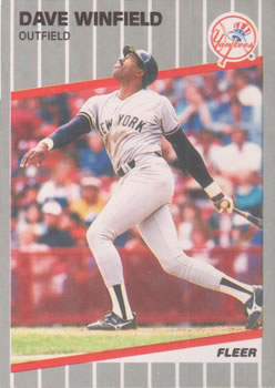 #274 Dave Winfield - New York Yankees - 1989 Fleer Baseball