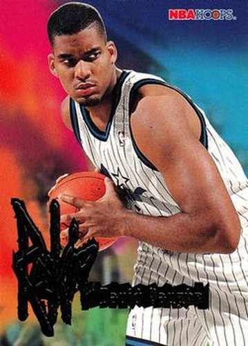 #274 David Vaughn - Orlando Magic - 1995-96 Hoops Basketball