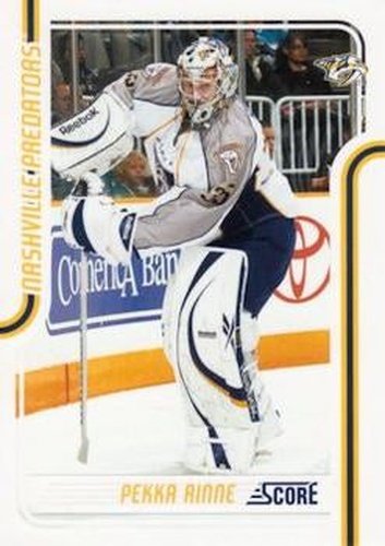 #274 Pekka Rinne - Nashville Predators - 2011-12 Score Hockey