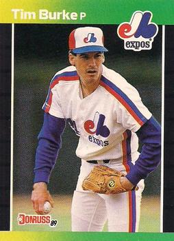 #274 Tim Burke - Montreal Expos - 1989 Donruss Baseball