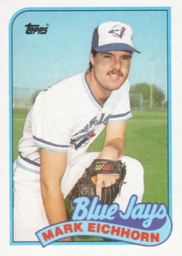 #274 Mark Eichhorn - Toronto Blue Jays - 1989 Topps Baseball