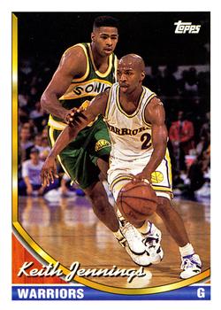 #274 Keith Jennings - Golden State Warriors - 1993-94 Topps Basketball