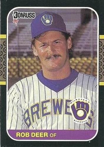 #274 Rob Deer - Milwaukee Brewers - 1987 Donruss Baseball