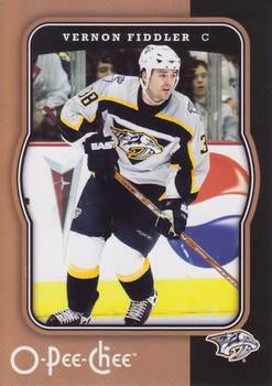 #274 Vernon Fiddler - Nashville Predators - 2007-08 O-Pee-Chee Hockey